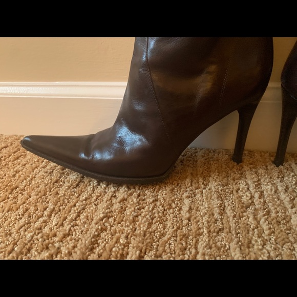 Di Nuccio brown leather knee high boots size 37 - Picture 6 of 10